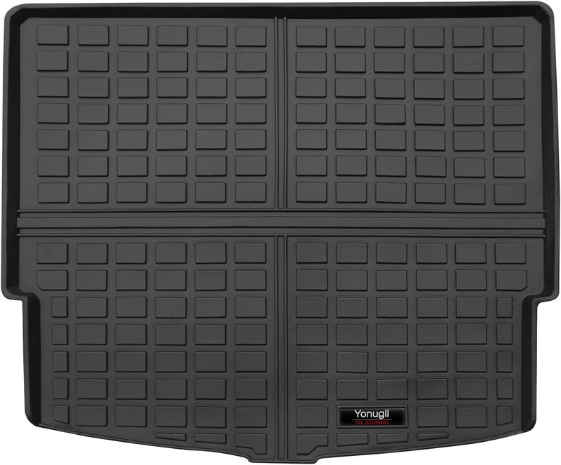 Yonugli Custom for 2021-2025 2026 Nissan Rogue Cargo Mats Trunk Liner All Weather TPE Protection Mat Accessories (for 2021-2026 Nissan Rogue)(No Sport Model) - Image 3